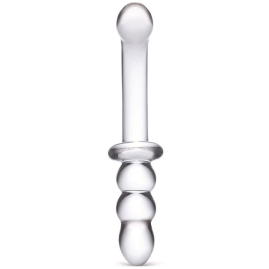 Фаллос из стекла Glas Ribbed G-Spot
